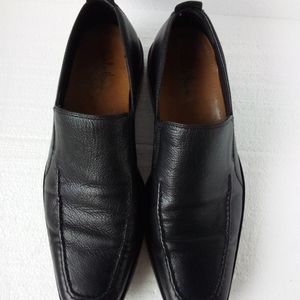 COLE HAAN Venetian Leather Black Slip On Loafers Shoes Men's Size 10
